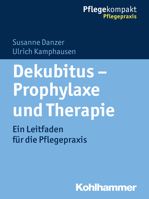 Cover image for Dekubitus--Prophylaxe und Therapie
